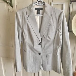 Banana Republic Seersucker Blazer Jacket
